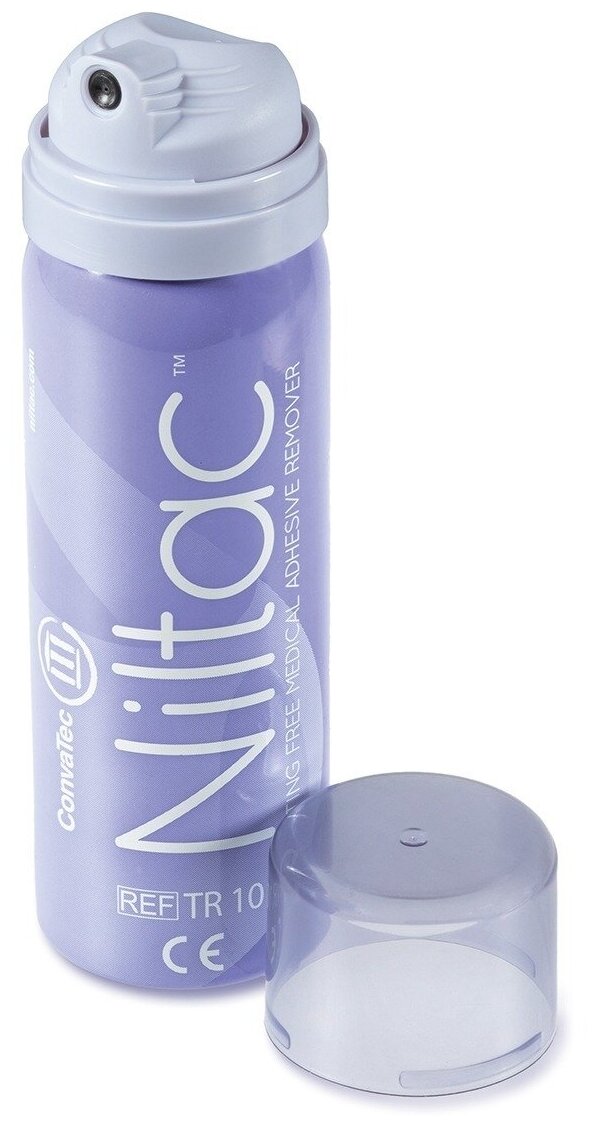 Очиститель для кожи Нилтак (Niltac) для безболезненного удаления адгезивов, спрей 50мл, Конватек (ConvaTec)
