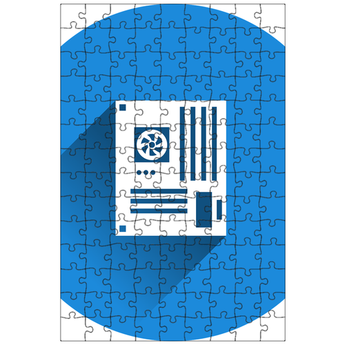 фото Магнитный пазл 27x18см."материнская плата, печатная плата, компьютер" на холодильник lotsprints
