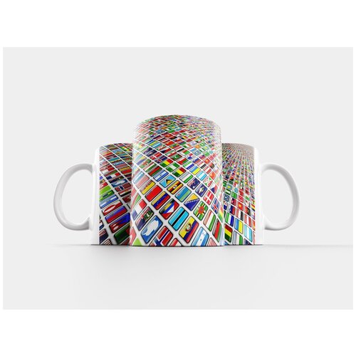 фото Кружка "флаги, страны, национальности" 320 мл lotsprints