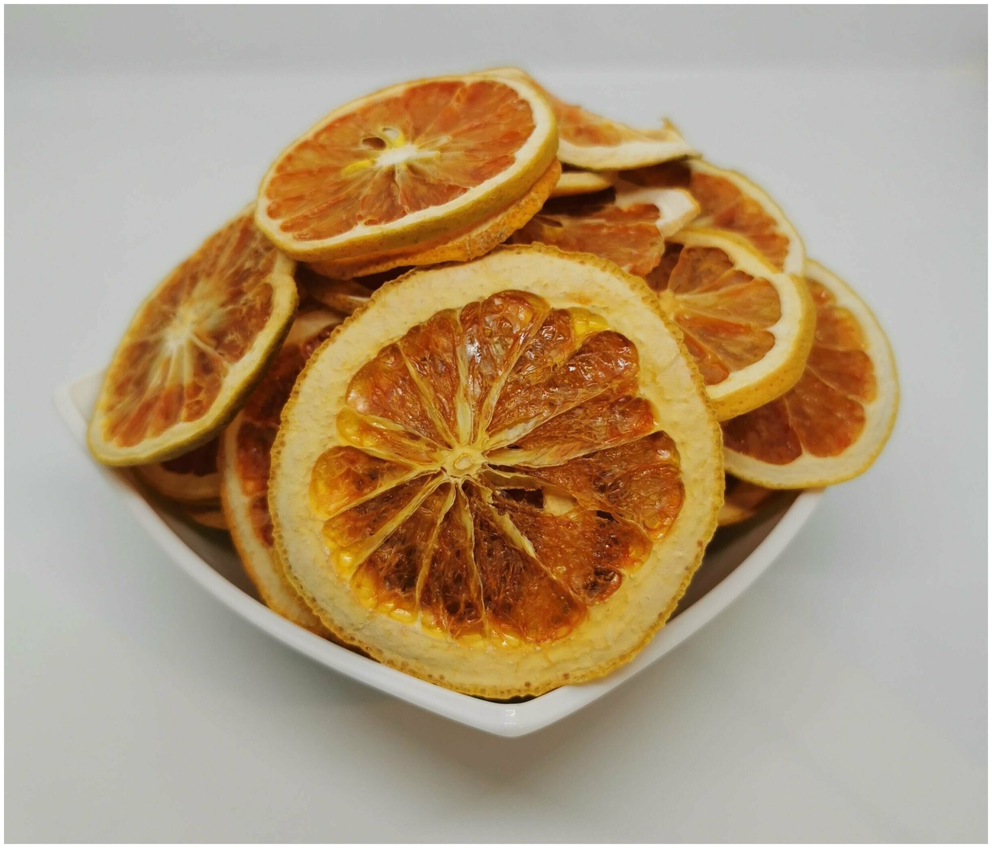 Грейпфрутовые дольки, сушеные 100 гр - фотография № 1