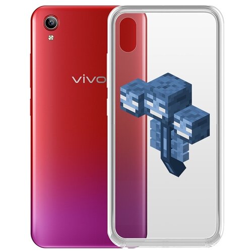 Чехол-накладка Krutoff Clear Case Иссушитель для Vivo Y91C чехол накладка krutoff clear case minecraft иссушитель для xiaomi poco x4 gt