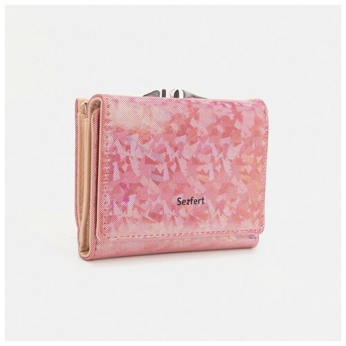 фото Кошелёк на кнопке, цвет красный gorodok