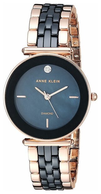 Наручные часы ANNE KLEIN Ceramic Diamond 3158NVRG