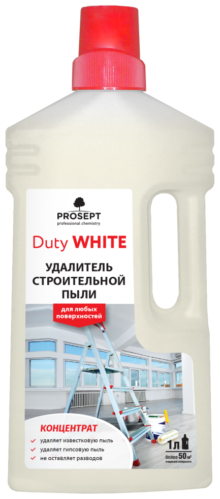 Удалитель строительной пыли Duty WHITE 1 литр Prosept