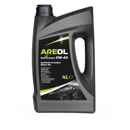 AREOL Areol Eco Protect 5w40 (4l)_масло Моторн.! Синтacea C3,Api Sn/Cf,Vw 505.00/505.01,Mb 229.51/229.31