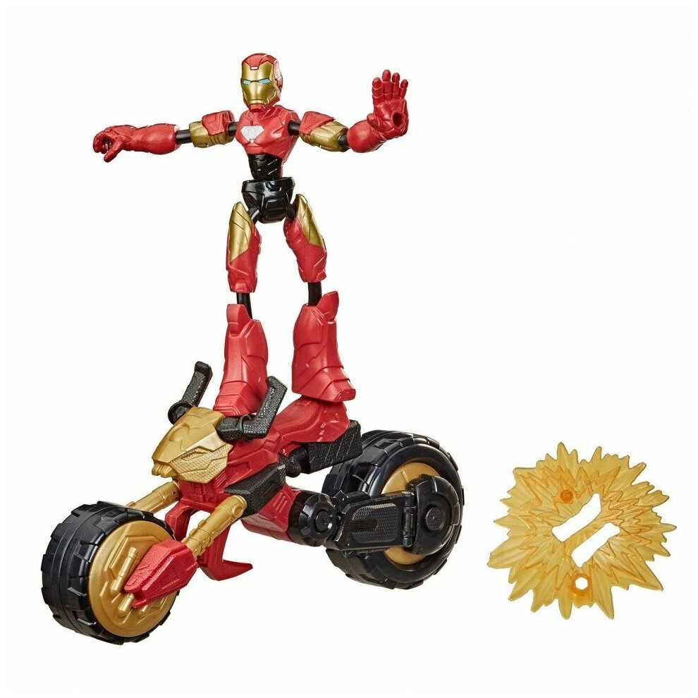 Набор игровой Hasbro (Marvel) Бенди Железный человек на мотоцикле F02445L0