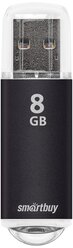 Smartbuy USB Drive 8Gb V-Cut series Black SB8GBVC-K