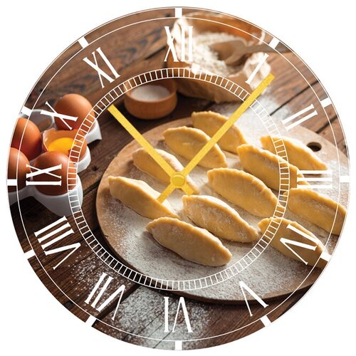 фото Svs настенные часы svs 4001296 kitchen заготовка теста