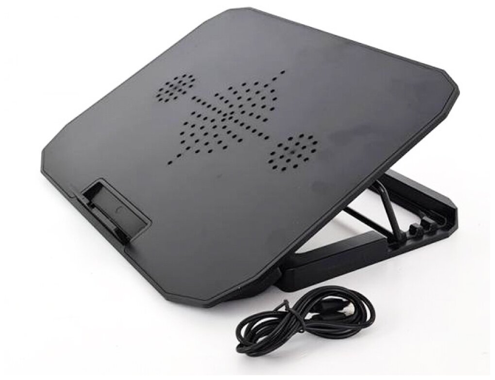 Регулируемая подставка под ноутбук/планшет Shaoyundian Notebook Cooler с охлаждением 36х26 см