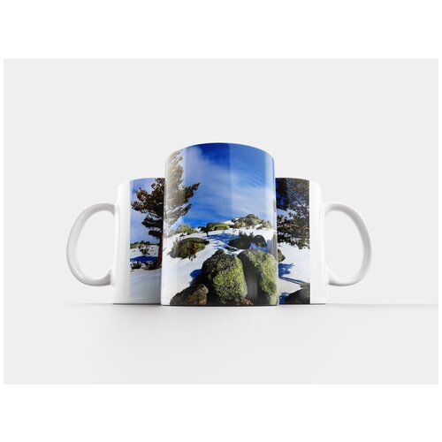 фото Кружка "снег, зима, пейзаж" 320 мл lotsprints