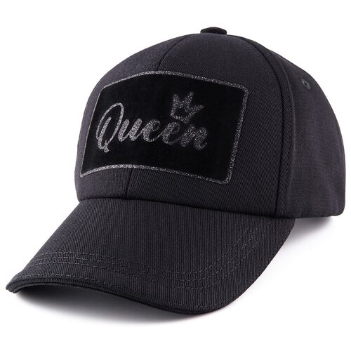 фото Женская бейсболка кепка "queen". черная. grafsi