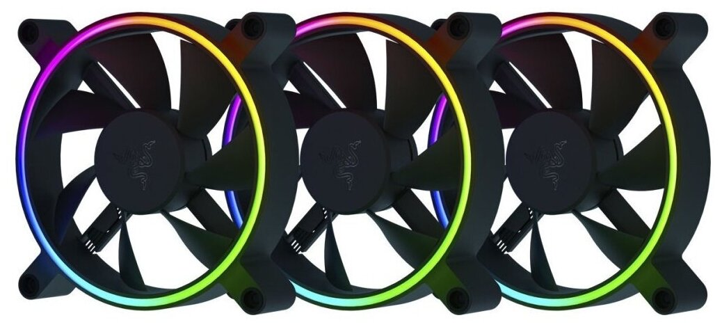 Вентилятор Razer Kunai Chroma RGB 120mm LED 3 Fans RC21-01810100-R3M1