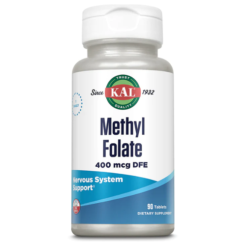 Таблетки KAL Methyl Folate, 50 г, 400 мкг, 90 шт.