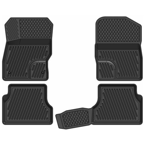 Щетка стеклоочистителя гибридная Kraft 400 мм KT 830801 710₽