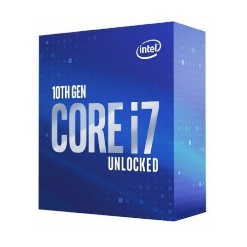 Процессор Core I7-10700K BOX (Comet Lake, 14nm, C8/T16, Base 3,80GHz, Turbo 5,10GHz, UHD 630, L3 16Mb, TDP 125W, vPro, w/o cooler, S1200), RTL {5} (188609)