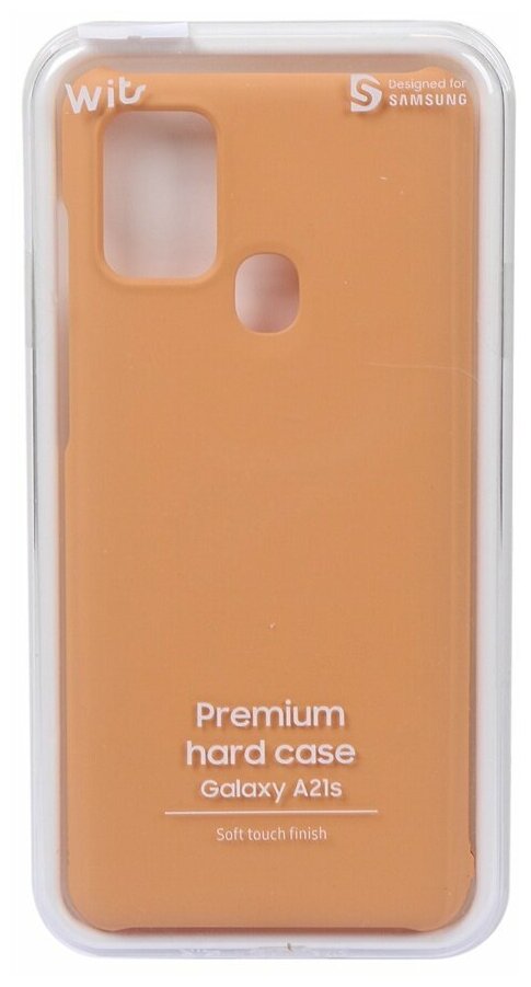 Чехол Wits для Samsung Galaxy A21s Premium Hard Case Orange GP-FPA217WSAOR