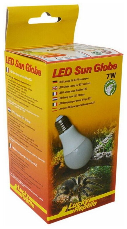 Лампа светодиодная LUCKY REPTILE "LED Sun Globe 7Вт" (Германия)