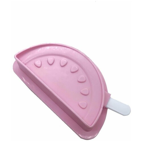 Форма для мороженого Форма силиконовая для мороженого Арбузная долька розовая 120₽