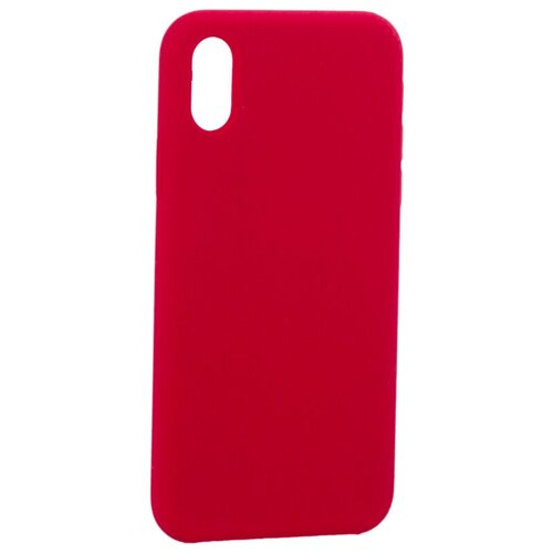 фото Чехол для iphone xs/ x (5.8") силиконовый mitrifon raspberry малиновый №36
