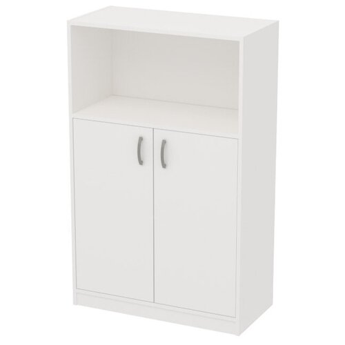 Шкаф Меб-фф Офисный шкаф СБ-63 цвет Белый 77/37/123 см