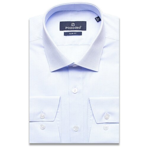 фото Рубашка poggino, размер (54)2xl, голубой