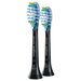 Набор насадок Philips Sonicare C3 Premium Plaque Defence HX9042/33 для звуковой щетки, черный, 2 шт.