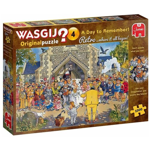 Пазл Jumbo 1000 деталей: Вазгич. Жених с приданым (Wasgij Original)