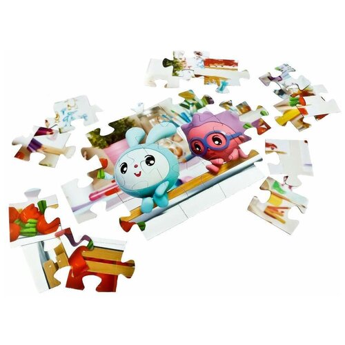 step puzzle пазл 260 малышарики 95084 степ 24 Пазл Step Puzzle Макси Малышарики, 24 элемента