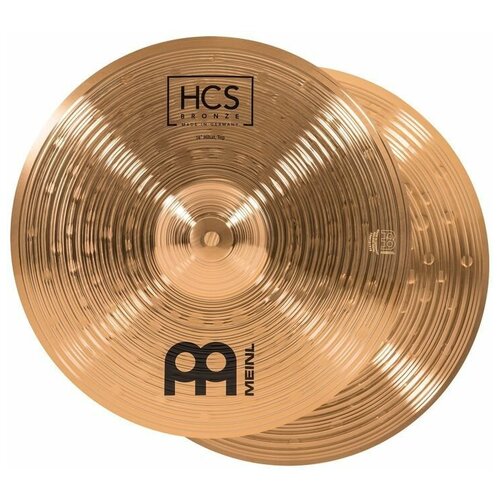 фото Meinl 14" hi-hat hcs bronze тарелка 14" hi-hat (пара)