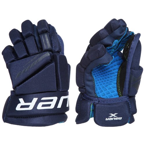 Перчатки S21 BAUER X GLOVE - YTH NAV (9) перчатки bauer supreme mach yth nav 9