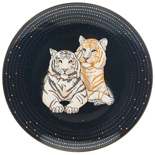 фото Тарелка обеденная top style 27 см серая lefard (157644)