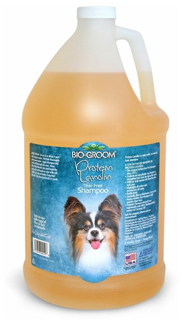 Bio-Groom Protein/Lanolin увлажняющий шампунь с ланолином 355 мл - фотография № 6