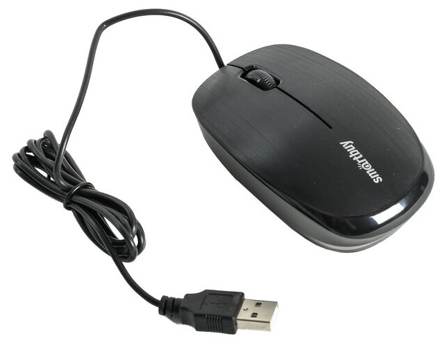 Мышь Smartbuy ONE 214-K проводная оптическая 1200 dpi USB чёрная
