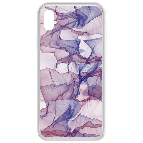 Чехол-накладка Krutoff Clear Case Абстракт 15 для iPhone XR чехол накладка krutoff clear case абстракт 3 для iphone xr