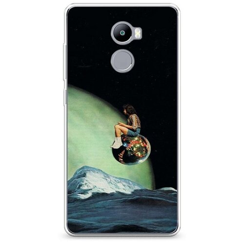 фото Силиконовый чехол "девочка в космосе ретро" на xiaomi redmi 4 / сяоми редми 4 case place