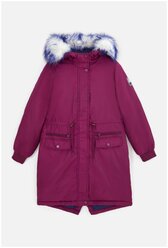 Куртка детская для девочек ACOOLA бордовая, размер 146