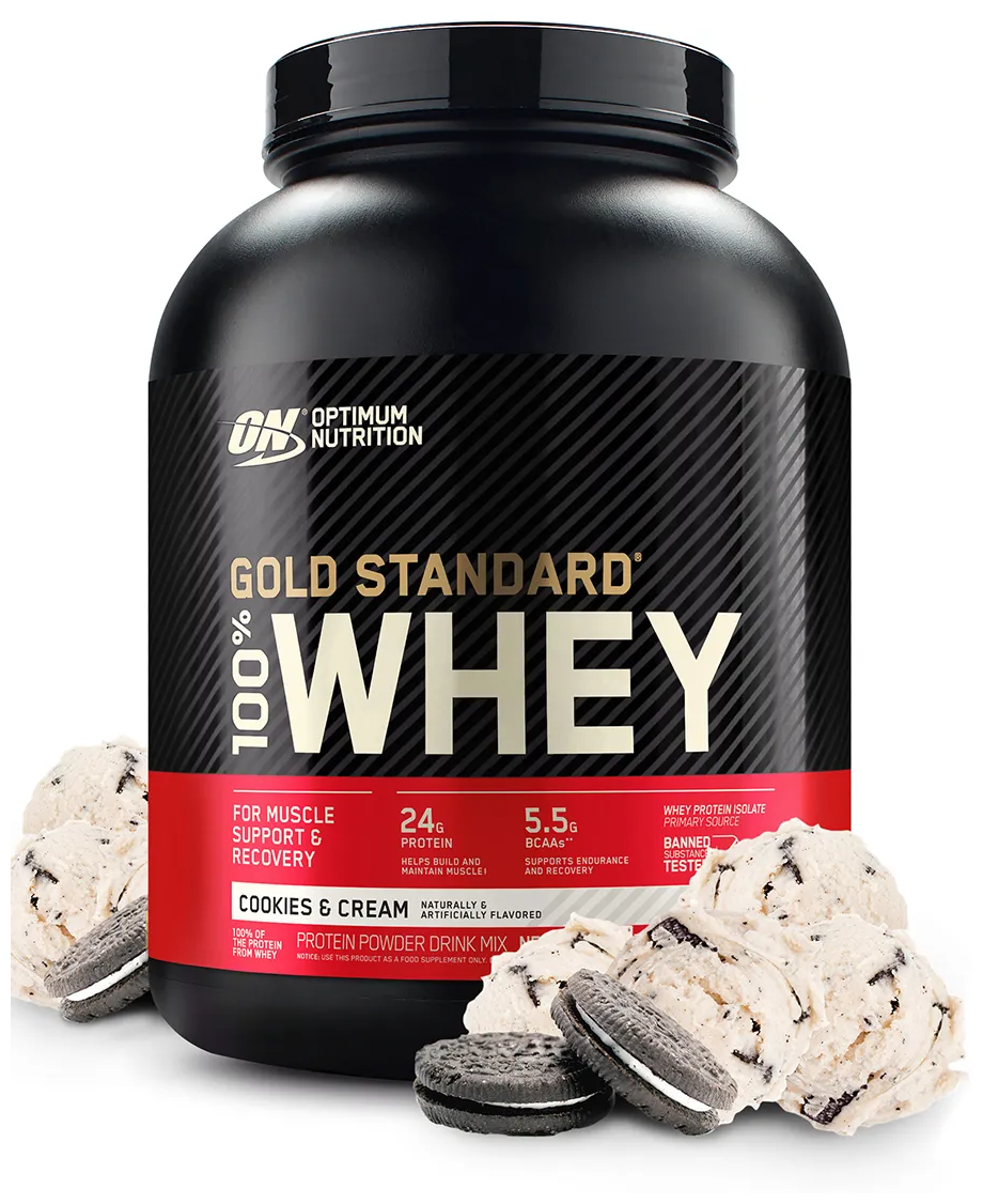 Протеин для спортсменов Optimum Nutrition Gold Standard 100% Whey 4,63 lb Cookies and Cream