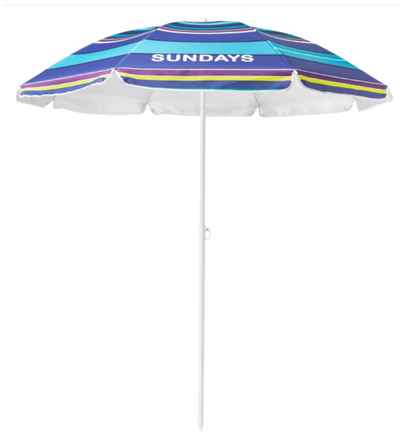Зонт пляжный Sundays HYB1814 синие полосы