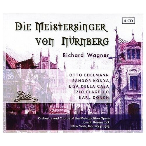 WAGNER, R. - Die Meistersinger Von Nurnberg (1963) Edelmann Konya Della Casa Flagello Donch