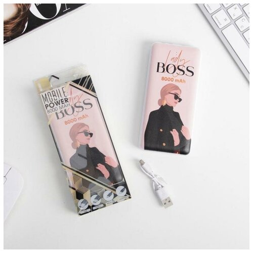 Зарядное устройство Lady boss, 8000 mAh, 14,5 х 6,9 см