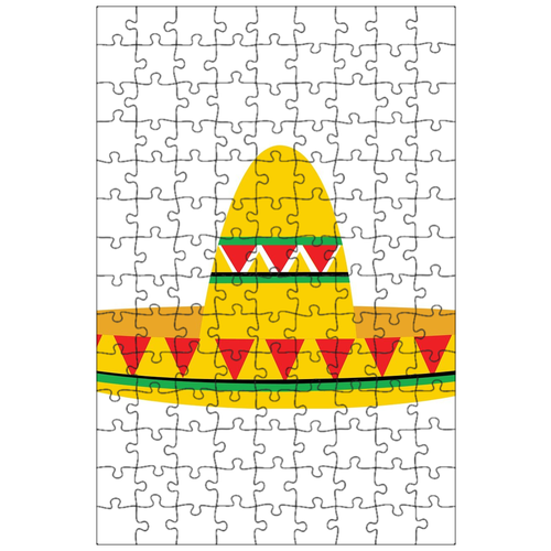 фото Магнитный пазл 27x18см."сомбреро, шляпа, мексика" на холодильник lotsprints