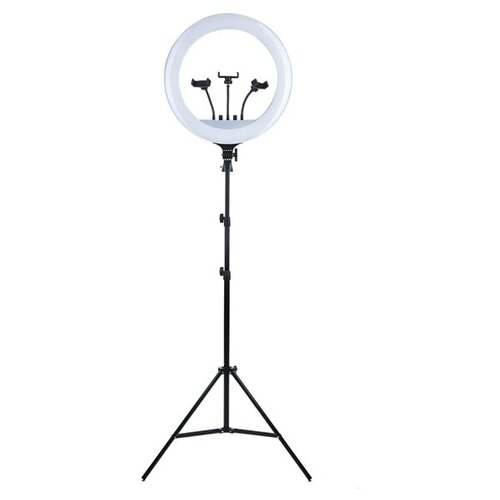 Кольцевая лампа Nova Store RL-14 3 x держателя для смартфона с пультом управление 36 см Чёрная 320200₽