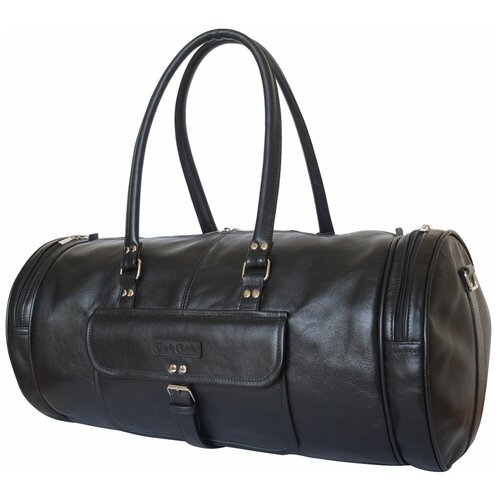 фото Кожаная дорожная сумка carlo gattini belforte black