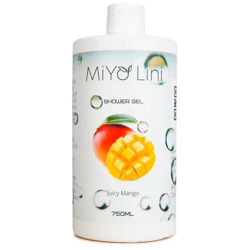 MiYo Lini корейский гель для душа без парабенов 750 мл Молоко мед
