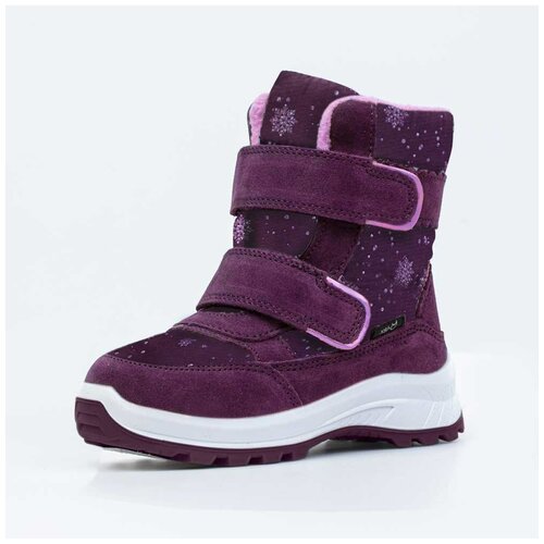 фото Мембранная обувь для девочек котофей 654845-42 размер 32 цвет фиолетов.