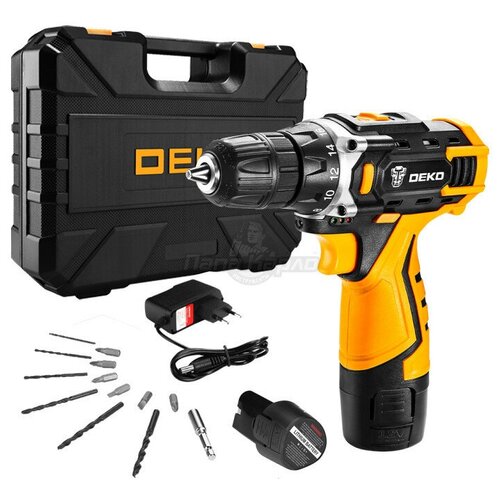 Аккумуляторная дрель DKCD12FU-Li Deko 063-4173 668300₽