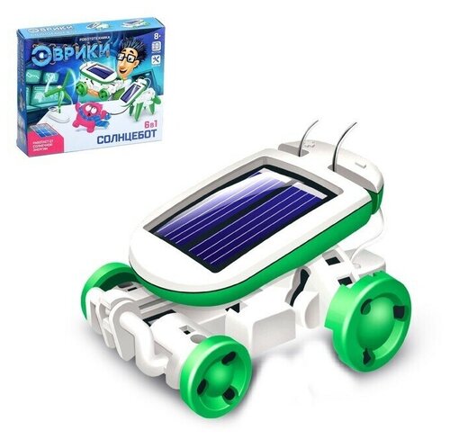Игровой набор Солнцебот, 6 в 1, работает от солнечной батареи