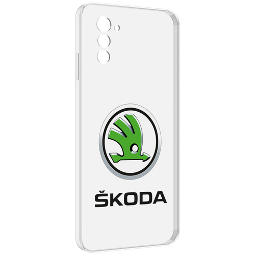 Чехол MyPads skoda-шкода-4 мужской для UleFone Note 12 / Note 12P задняя-панель-накладка-бампер