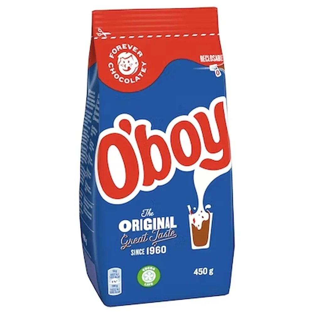 Какао порошок O'boy Original 450 г, без глютена, Обой Оригинал для детей из Финляндии - фотография № 2