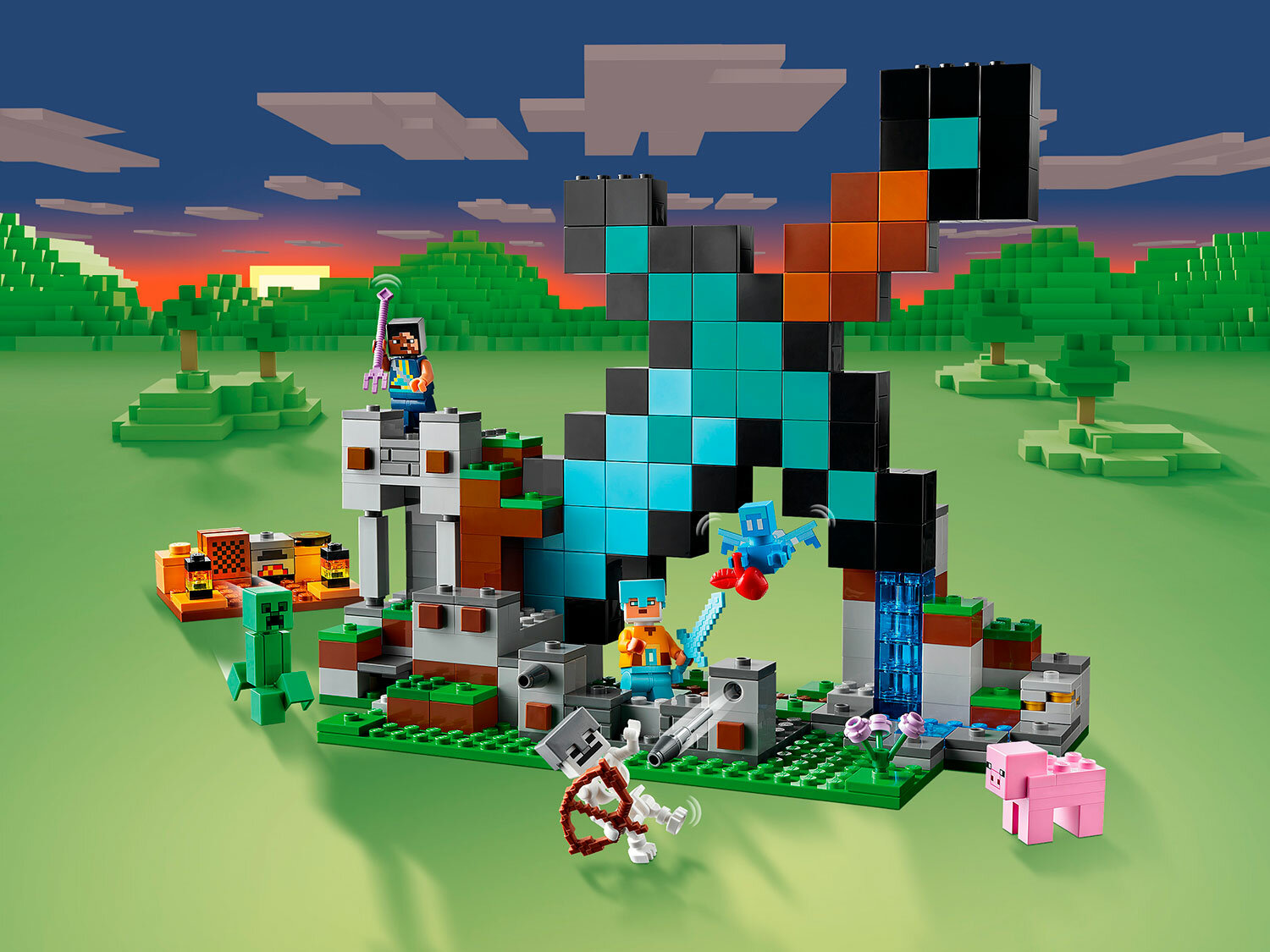 Конструктор LEGO Minecraft: Застава меча - фото №8